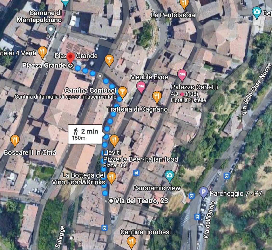 Apartament A Due Passi Da Piazza Grande Montepulciano Zewnętrze zdjęcie
